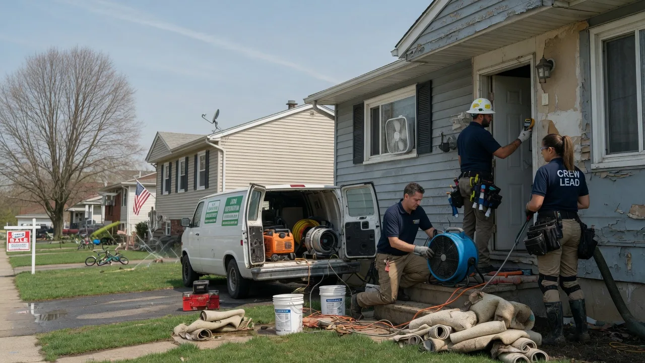 Flood Cleanup in Troy, OH near me