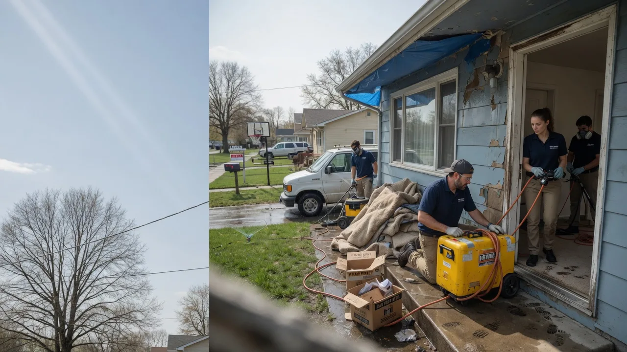 Basement Flood Cleanup in Troy, OH near me